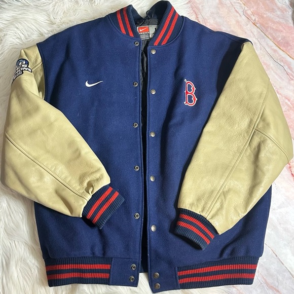 Nike Jackets & Coats Boston Red Sox Nike Letterman 204 World Champs